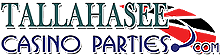 Tallahassee Casino Parties Logo (c) 2003.